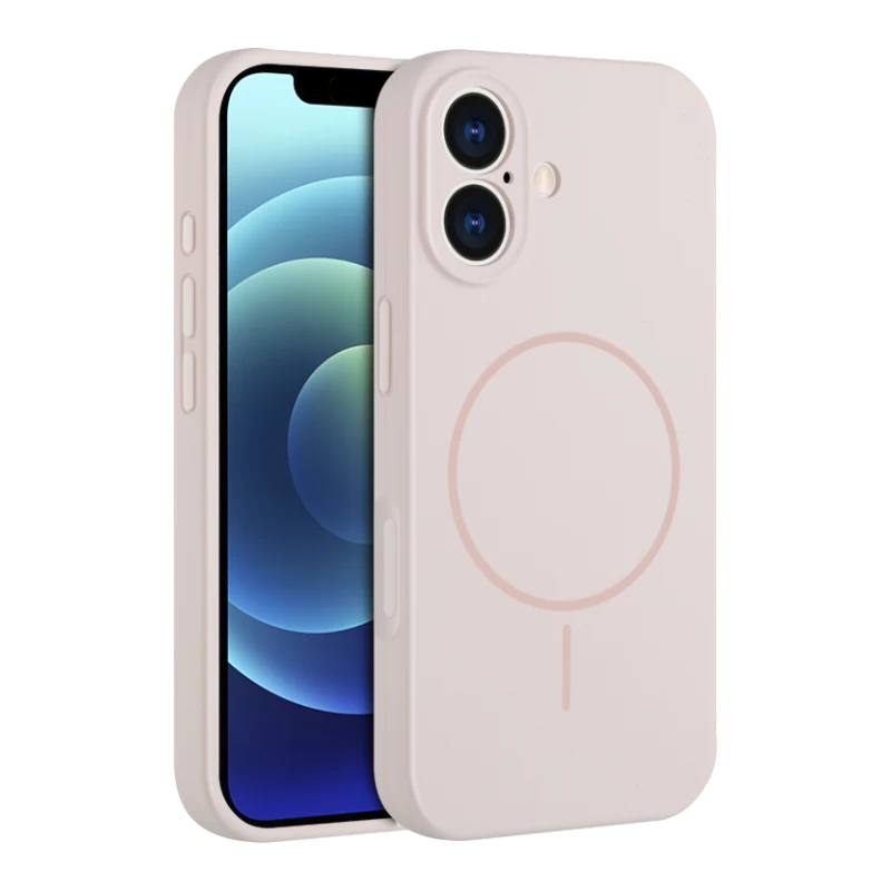 Coque MagSafe mate Rose Pastel