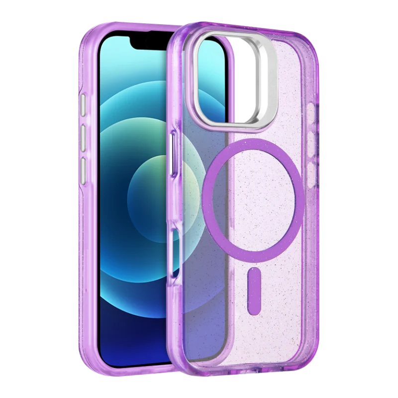 Coque MagSafe translucide teintée Violet