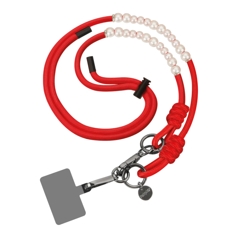 Tour de cou corde et perles
